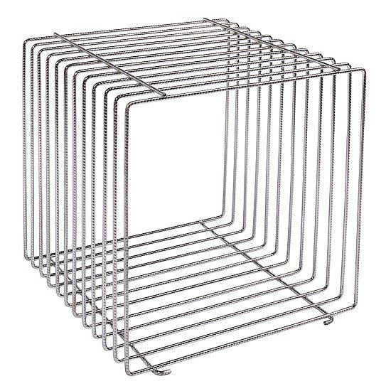Cube Gitter 40x40x40cm chrome