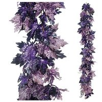 Artificial maple tendril lilac/black