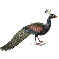 Pfau, 51x26x93 cm, Metall