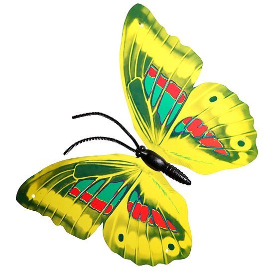 Butterflies Yellow 3st Pack 40cm