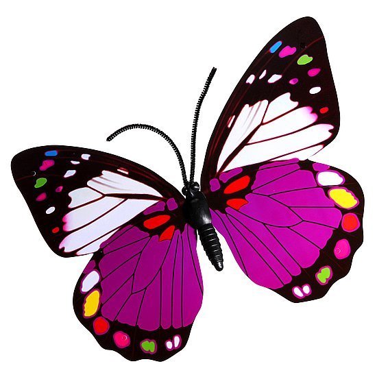 Butterflies Lila 3st Pack 40cm