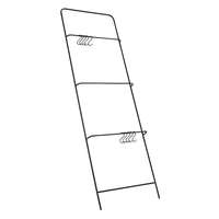 Dekoleiter Metall sw 60x8x193cm