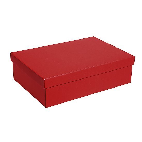 Kartonage 38x26+11cm rot 10Stk.