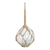 Glasball with rope 