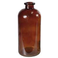 Glass bottle vase  25cm