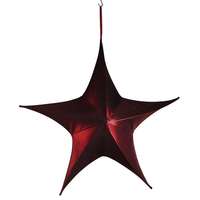 XXL Foldable star Ø 80 cm, red