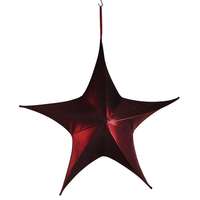 XXL Foldable star Ø 80 cm, red