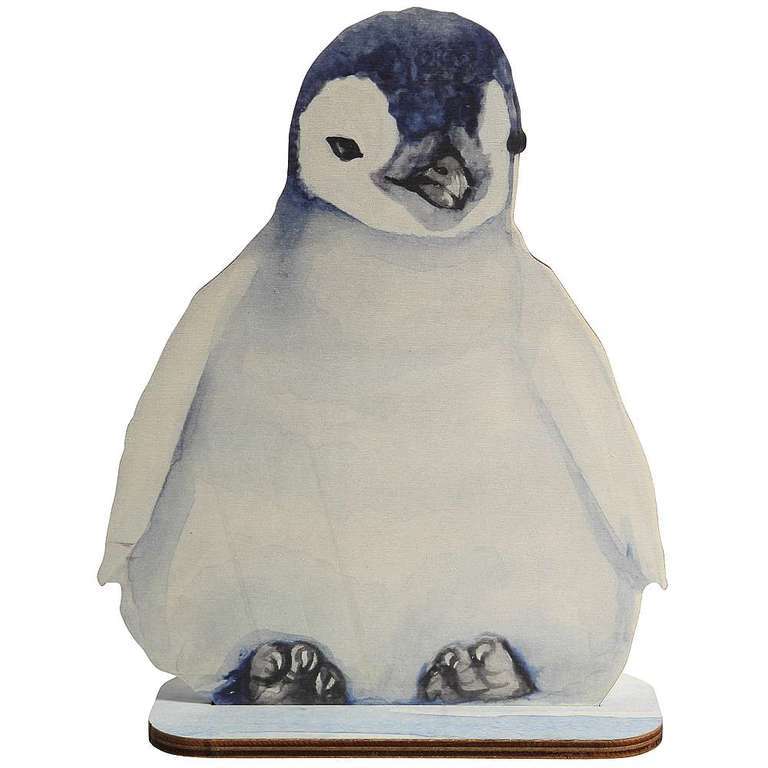 Pinguin-Aufsteller 28x35cm,Holz