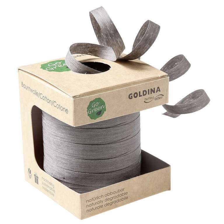 Curling ribbon made of degradable material