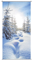 Banner Schneewald 100x200cm