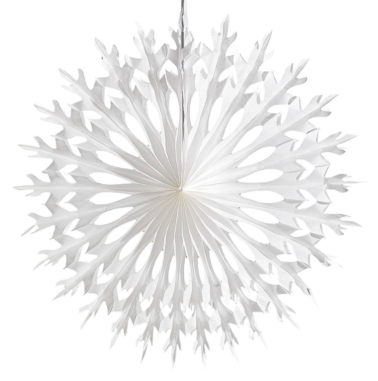 Decorative fan "Snowflake"