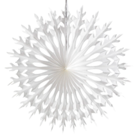 Decorative fan "Snowflake"