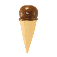Ijshoorntje 45cm - Beige|Brown