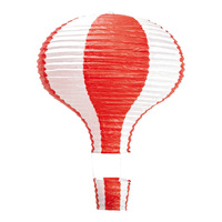 Luchtballon Rood - Wit