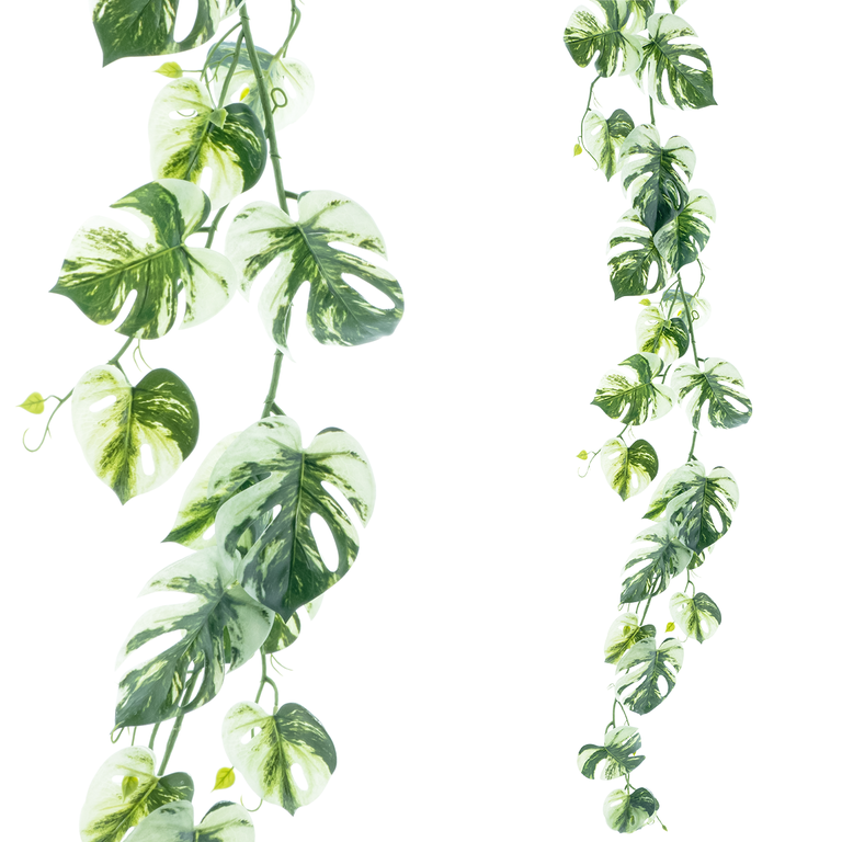 "Artificial monstera garland 180 cm long"