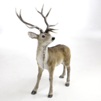 "Deco deer with antlers brown 90 cm"