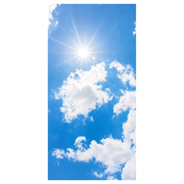 Banner  aus  Textil  Sonniger  Himmel