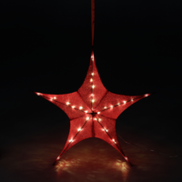 LED-Stern Polyester,rot 65cm
