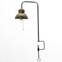 Tischlampe braun, 29x16,5x70,5cm