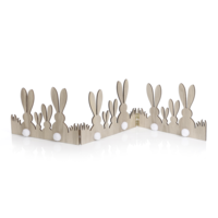 "Deco display bunny deco fence wood 17 x 80 cm"