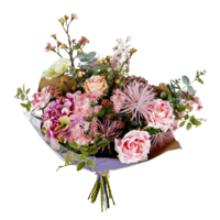 "Deco flower bouquet pink 54 x 75 cm"