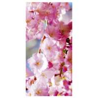  Banner  aus  Textil  Kirschbl