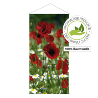 Banner 100x200cm Mohnbl