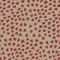 "Wrapping paper with heart pattern 50 cm x 50 m"