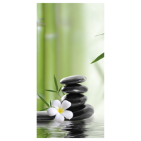 "Fabric banner ""Relaxation and Wellness"" 100 x 200 cm"
