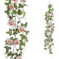 "Rose artificial vine 125 cm pink"