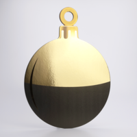 "Christmas ball display 46 cm black gold"