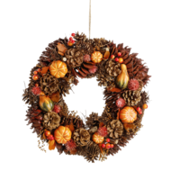 "Cone wreath orange 38 cm Ø"