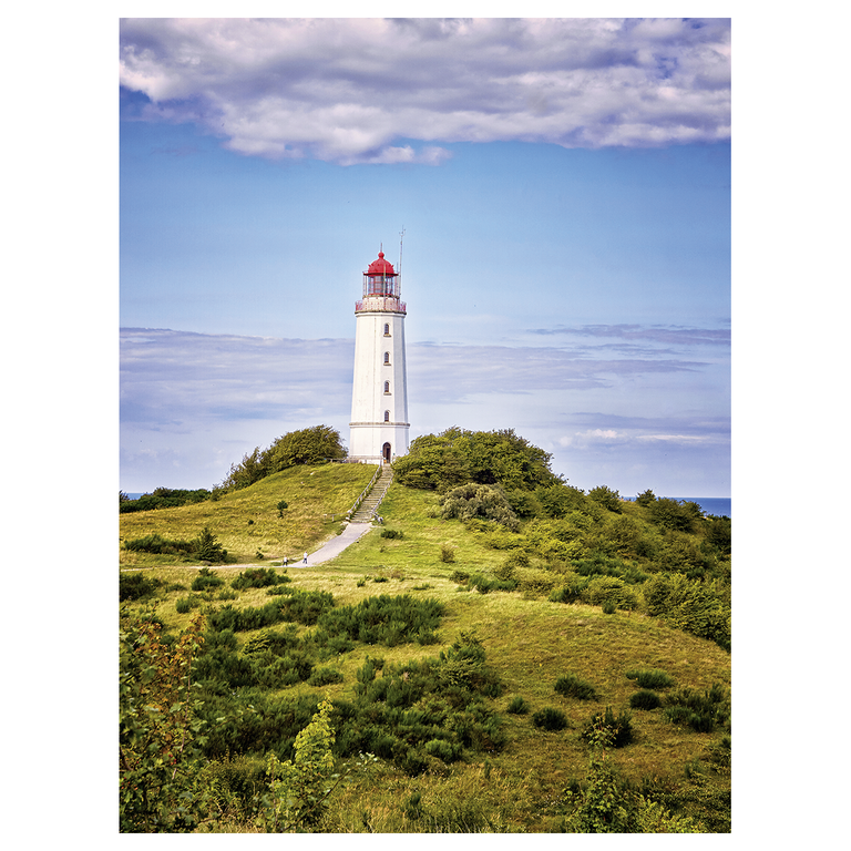 "Flame retardant fabric banner ""white lighthouse"