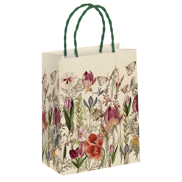 Geschenktasche  "Flower  Garden"  22x31x10cm