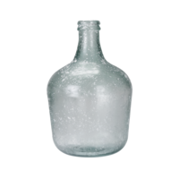 "Glass Bottle Balloon Vase 42 x 27 cm"