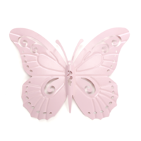 "Wall decoration butterfly 35 x 44 cm pink"