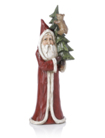 Weihnachtsmann aus Resin, 51cm rot