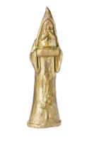 Weihnachtsmann aus Resin, 95cm gold
