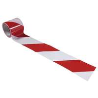 Absperrband,10mmx50m, rot/wei