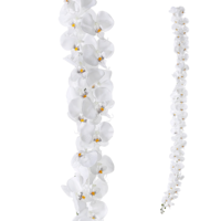 Orchideen Girlande 175cm, cream