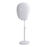 "Ladies mannequin head white with stand 26 x 26 x 40 cm"
