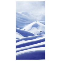 "Fabric banner ""Ski resort"" 100 x 200 cm"