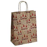 Papiertasche Wichtel 24x31+12cm