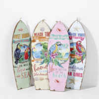 Wanddeko  Surfboard,  4teilig