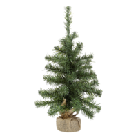 "Christmas tree 45 cm in a jute bag"