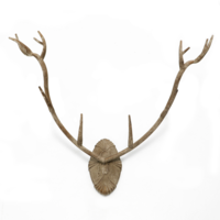 Hirschgeweih-Wandschmuck,Eisen