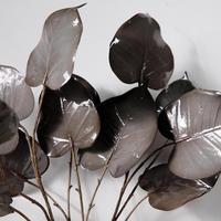 Laubzweig, grau 60cm