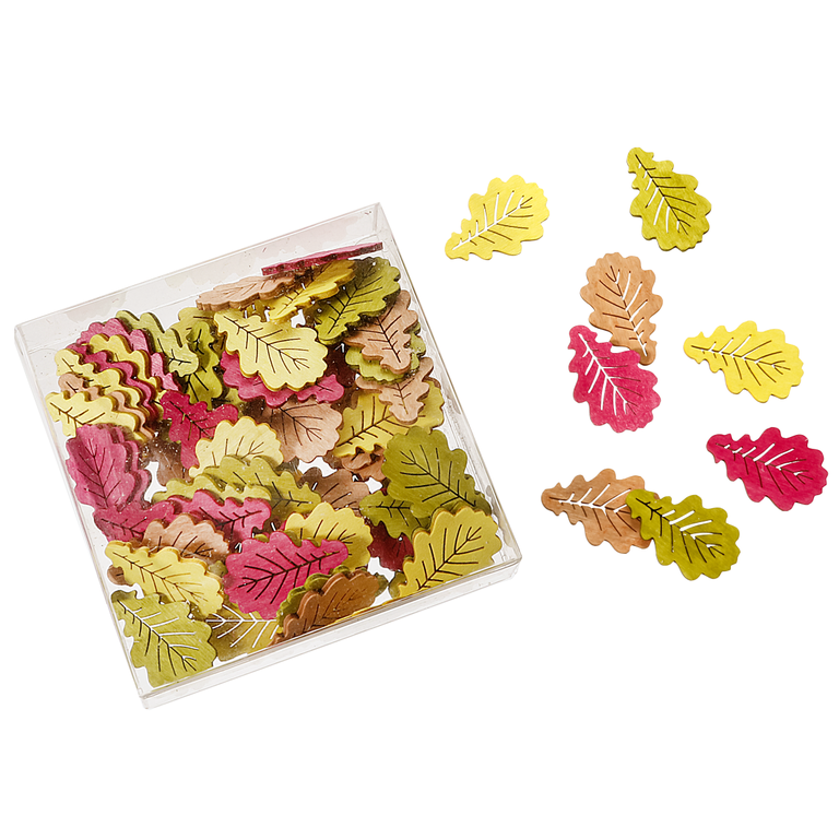 "Scattering autumn leaves 72 pieces"