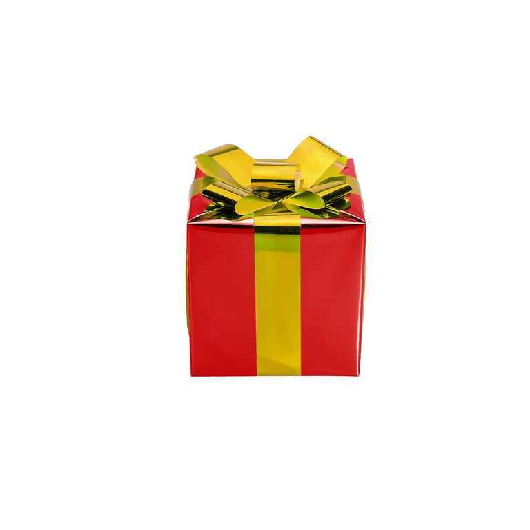 "Gift 20 cm red with bow"