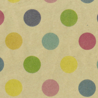 "Wrapping paper colourful dots 50 cm / 50 m"